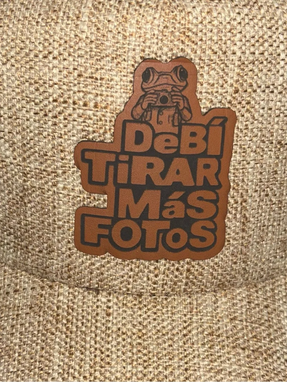 PUERTO RICO DTMF Brown Two-Tone Mesh Trucker Hat with Patch
